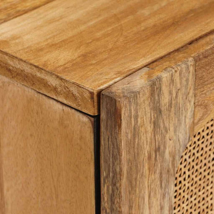 TV-skab med skuffe Brun 105 x 33 x 46 cm Massivt mangotræ