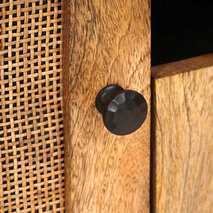 TV-skab med skuffe Brun 105 x 33 x 46 cm Massivt mangotræ