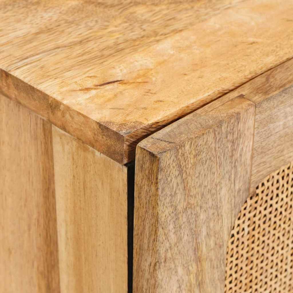 Sideboard med opbevaring Brun 40 x 33 x 75 cm Massivt mangotræ
