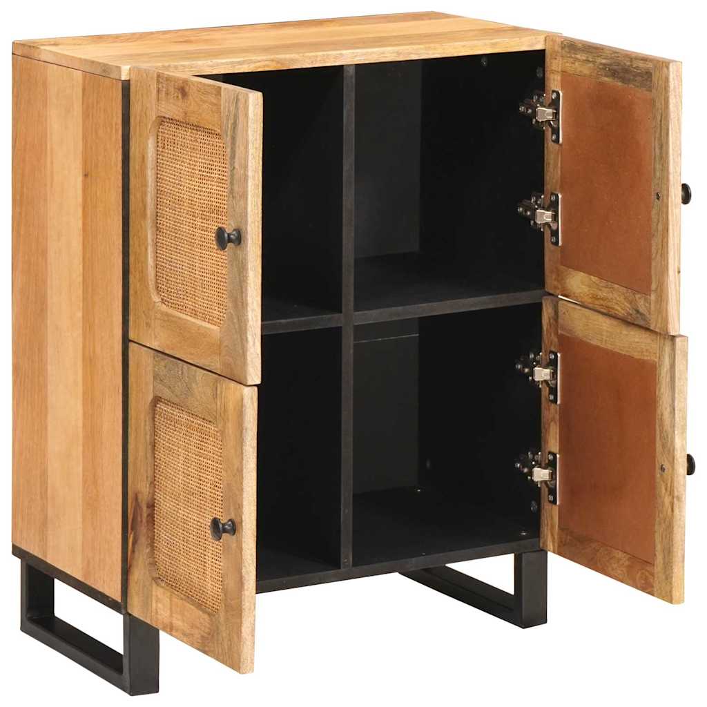 Sideboard med opbevaring Brun 60 x 33 x 75 cm Massivt mangotræ