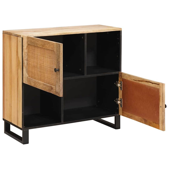 Sideboard med opbevaring Brun 80 x 33 x 75 cm Massivt mangotræ