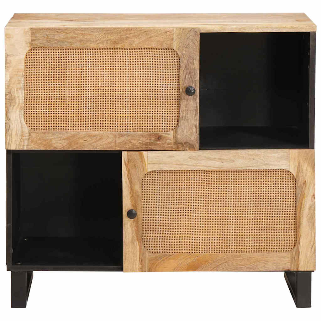 Sideboard med opbevaring Brun 80 x 33 x 75 cm Massivt mangotræ