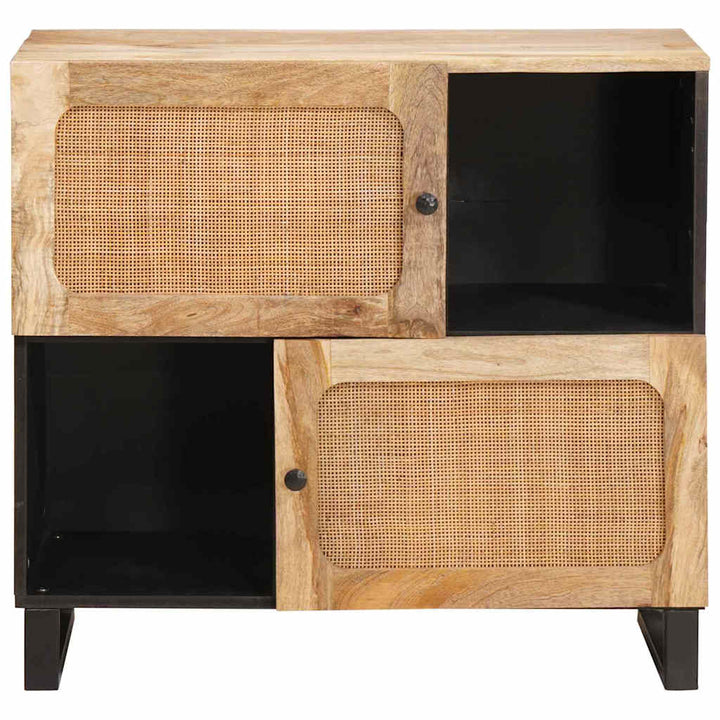 Sideboard med opbevaring Brun 80 x 33 x 75 cm Massivt mangotræ