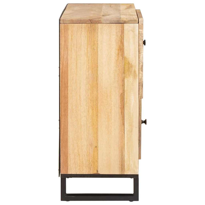 Sideboard med opbevaring Brun 80 x 33 x 75 cm Massivt mangotræ