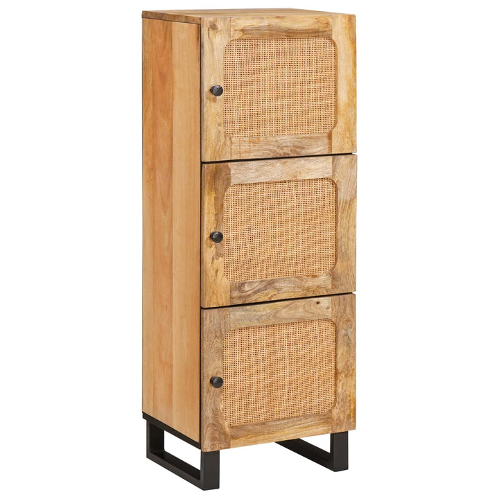 Highboard med opbevaring Brun 90 x 33 x 75 cm Massivt mangotræ
