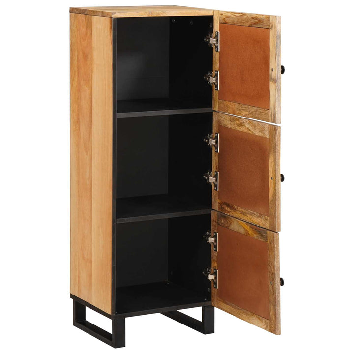 Highboard med opbevaring Brun 90 x 33 x 75 cm Massivt mangotræ