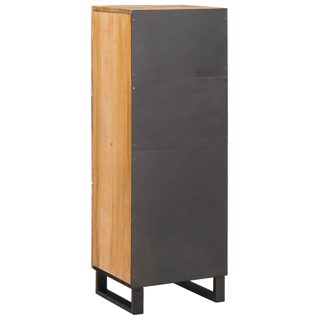 Highboard med opbevaring Brun 90 x 33 x 75 cm Massivt mangotræ