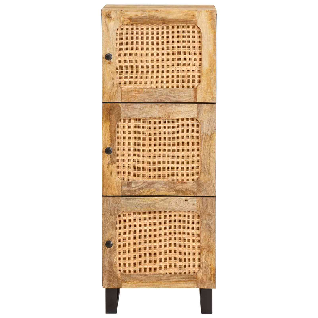 Highboard med opbevaring Brun 90 x 33 x 75 cm Massivt mangotræ