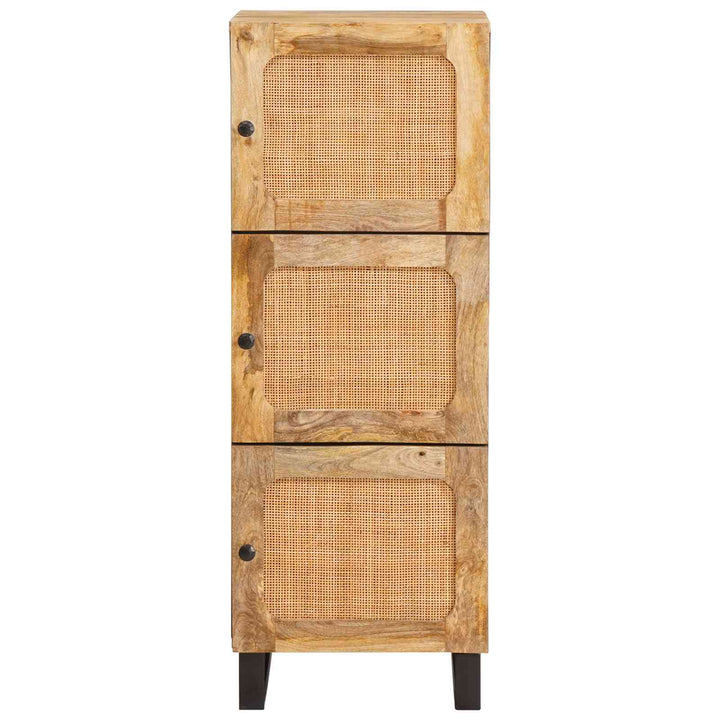 Highboard med opbevaring Brun 90 x 33 x 75 cm Massivt mangotræ