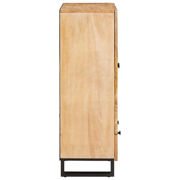 Highboard med skuffe Brun 40 x 33 x 110 cm Massivt mangotræ