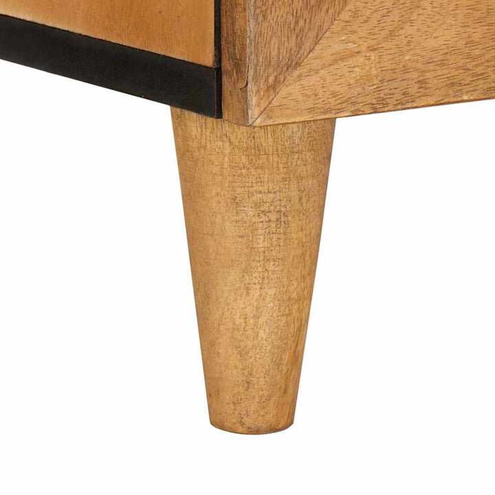 Natskab 2 pcs Lys Brun 80 x 50 x 40 cm Konstrueret træ