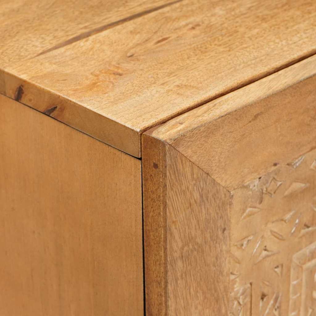 Sideboard Lysebrun 60 x 33 x 75 cm Massivt mangotræ