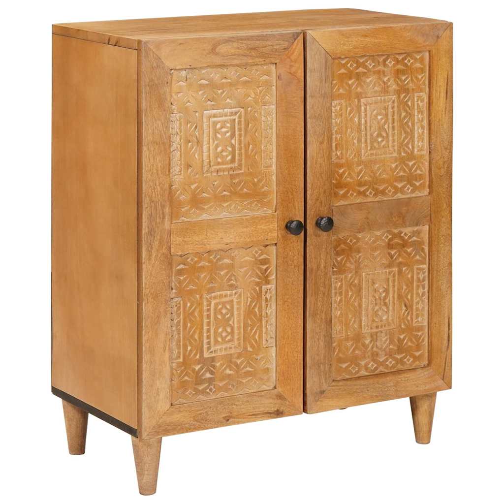 Sideboard Lysebrun 60 x 33 x 75 cm Massivt mangotræ