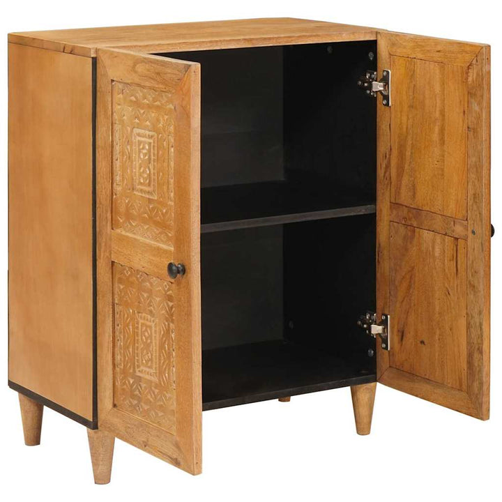 Sideboard Lysebrun 60 x 33 x 75 cm Massivt mangotræ