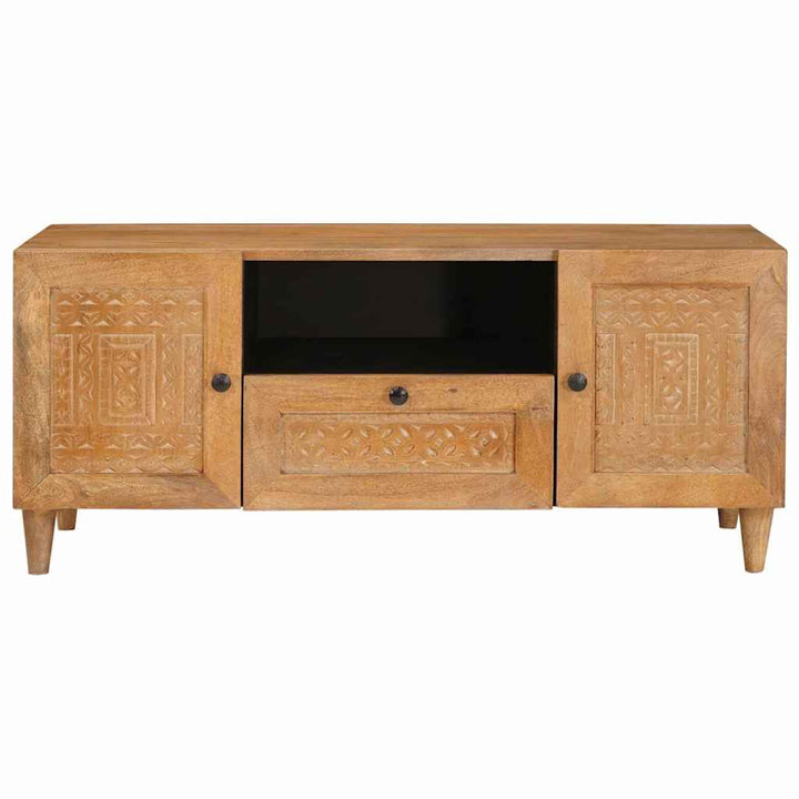 TV Enheder med skuffe Lys Brun 105 x 33 x 46 cm Konstrueret træ