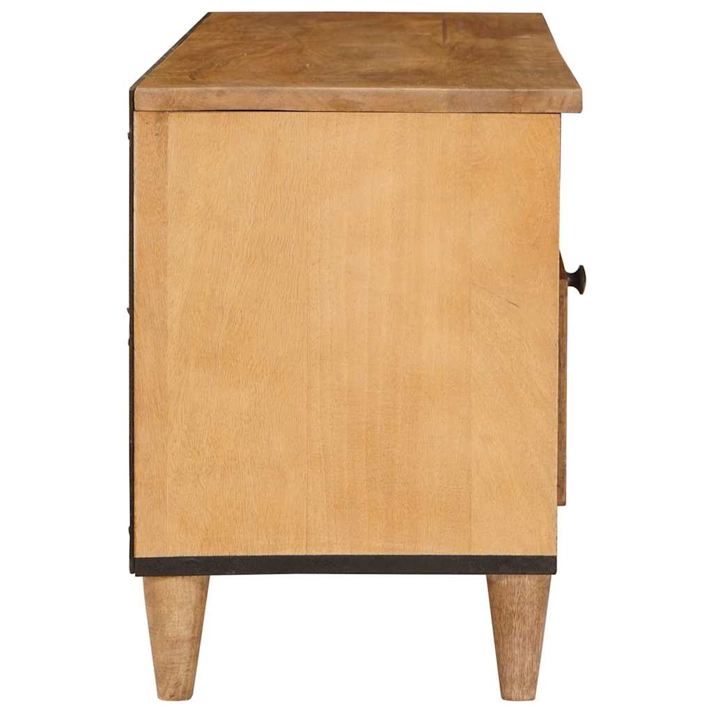 TV-skab med skuffe med hylde 100 x 33 x 46 cm Massivt mangotræ