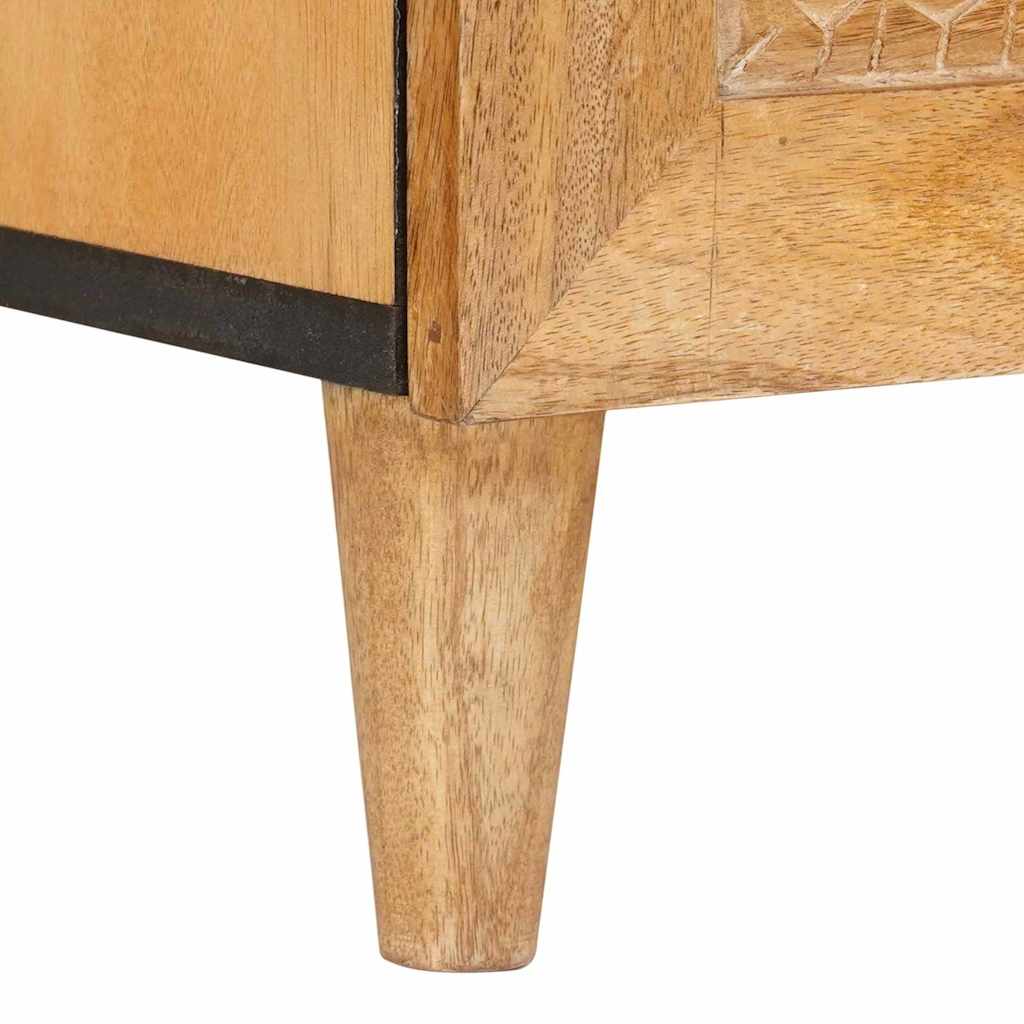TV-skab med skuffe med hylde 100 x 33 x 46 cm Massivt mangotræ