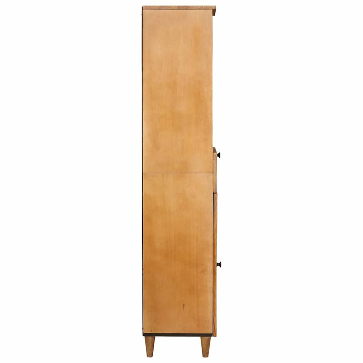Badeværelsesskab Lys Brun 38 x 33 x 160 cm Konstrueret træ