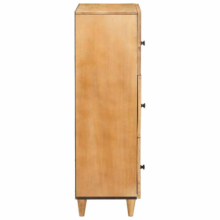 Highboard Lysebrun 40 x 33 x 110 cm Massivt mangotræ