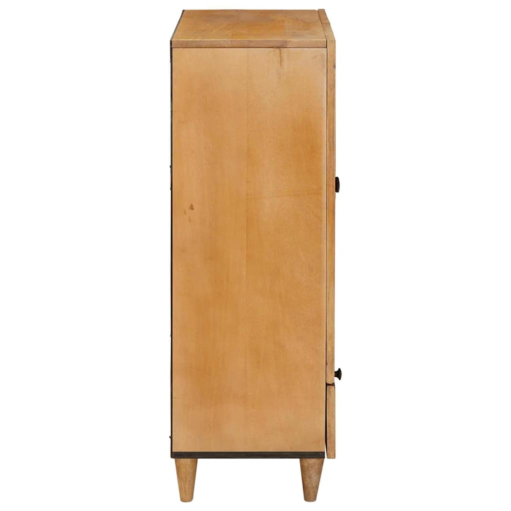Highboard Lysebrun 60 x 33 x 100 cm Massivt mangotræ