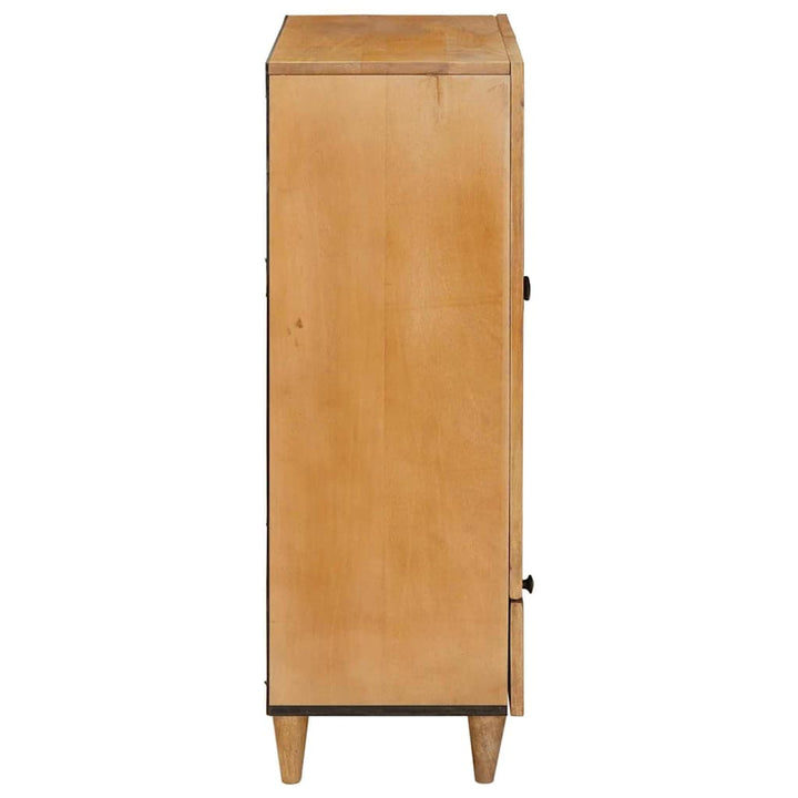Highboard Lysebrun 60 x 33 x 100 cm Massivt mangotræ