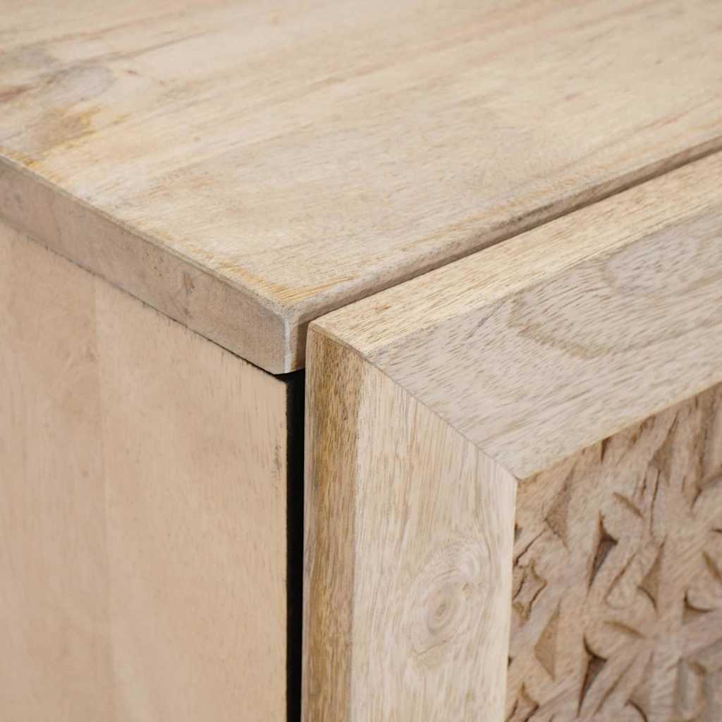 Natskab 2 pcs Hvid 80 x 50 x 40 cm Konstrueret træ
