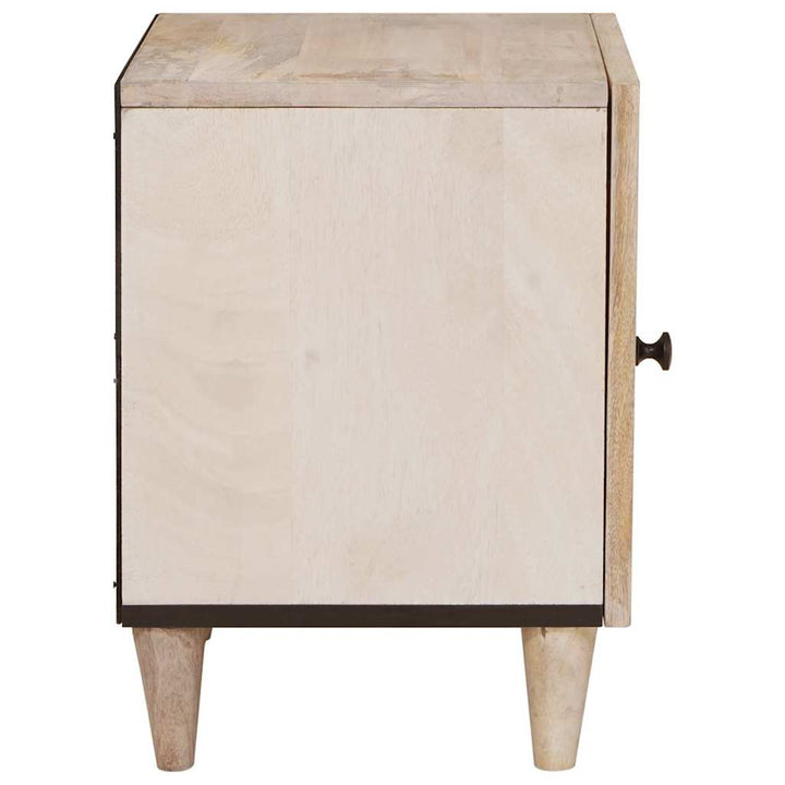 Natskab 2 pcs Hvid 80 x 50 x 40 cm Konstrueret træ