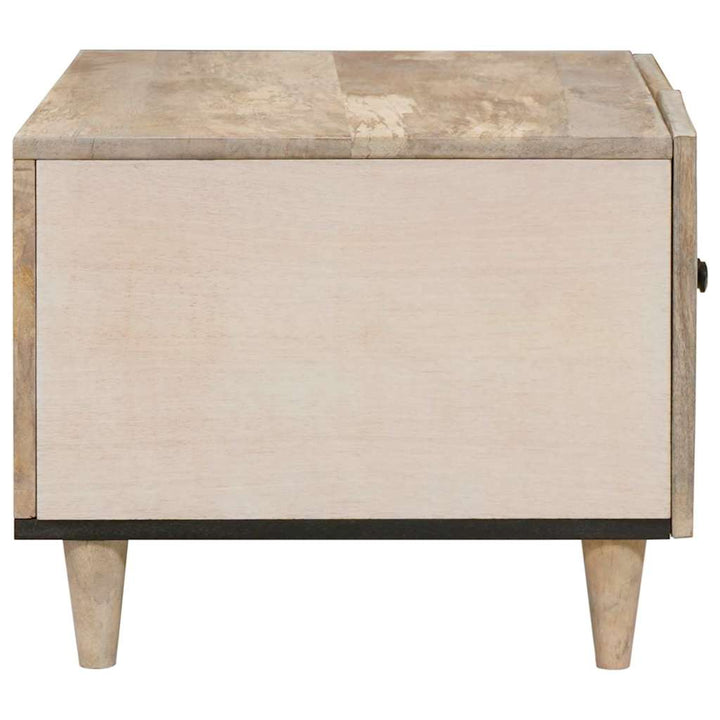Sofabord Hvid 80 x 54 x 40 cm Konstrueret træ