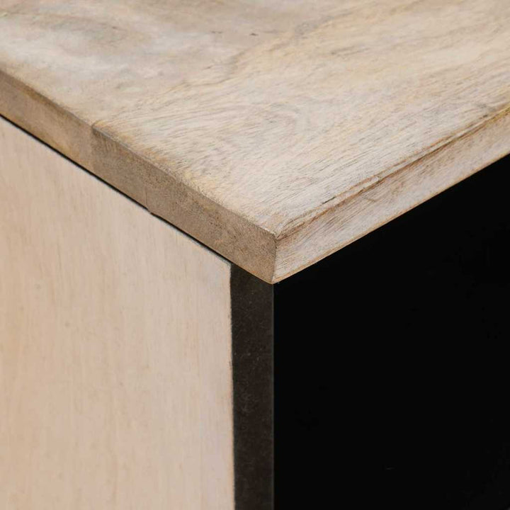 Natskab 2 pcs Hvid 40 x 33 x 46 cm Konstrueret træ