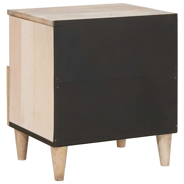 Natskab 2 pcs Hvid 40 x 33 x 46 cm Konstrueret træ