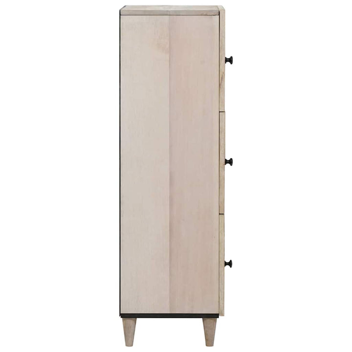 Highboard Hvid 40 x 33 x 110 cm Massivt mangotræ