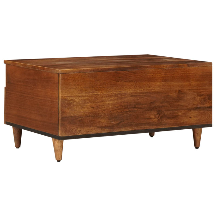 TV-skab med skuffe Valnød 70 x 33 x 46 cm Massivt mangotræ