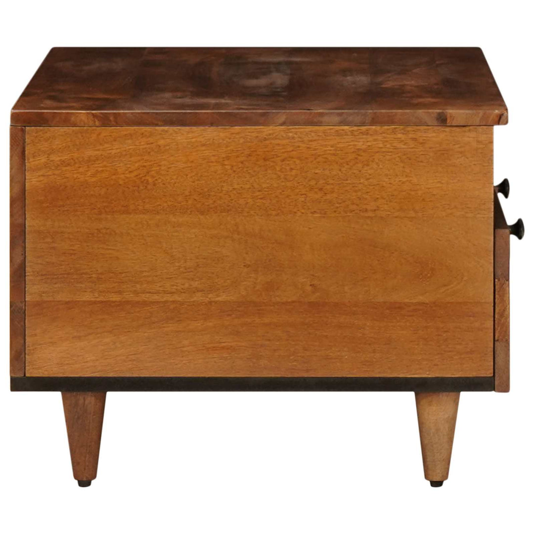 TV-skab med skuffe Valnød 70 x 33 x 46 cm Massivt mangotræ