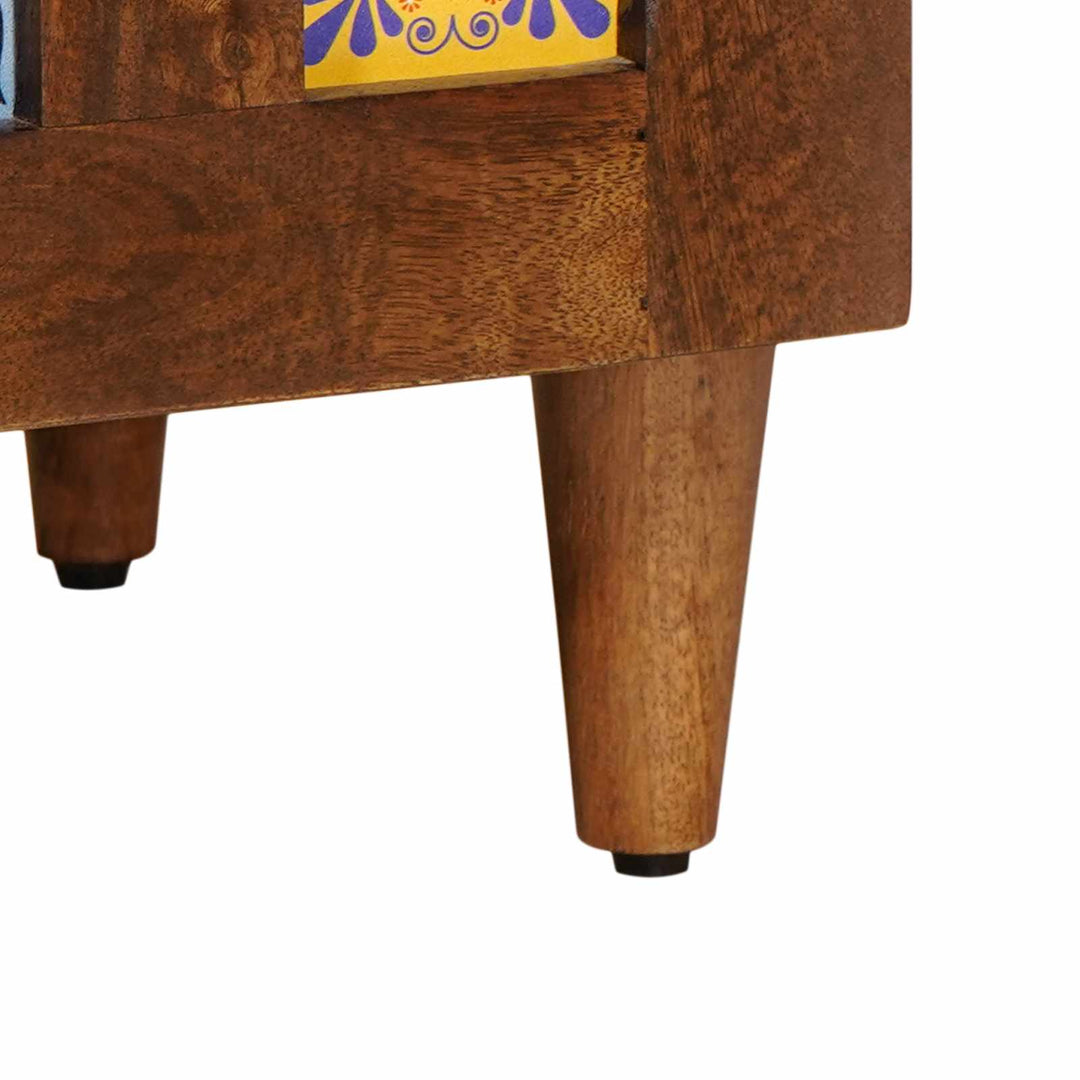 Sideboard Valnød 60 x 33 x 75 cm Massivt mangotræ