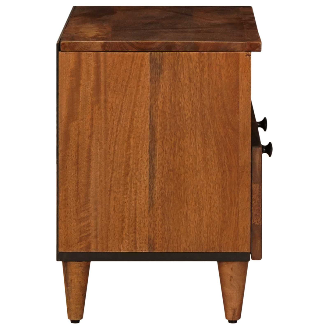 Sofabord med skuffe Brun 80 x 54 x 40 cm Massivt mangotræ