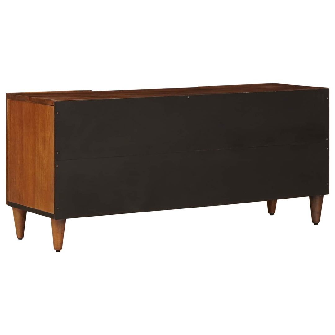 TV-skab med skuffe Valnød 105 x 33 x 46 cm Massivt mangotræ