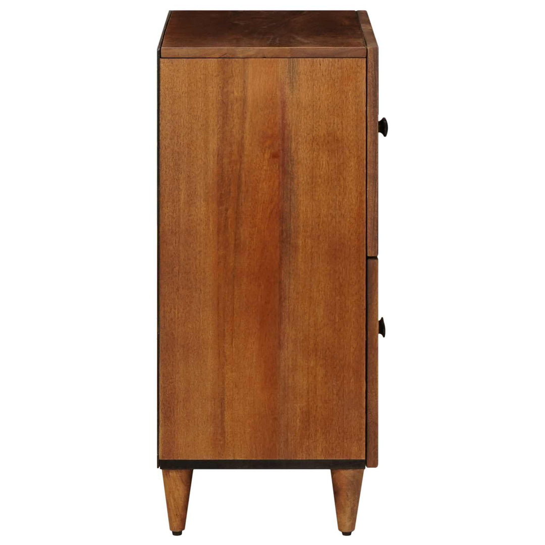 Sideboard med dør Valnød 60 x 33 x 75 cm Massivt mangotræ