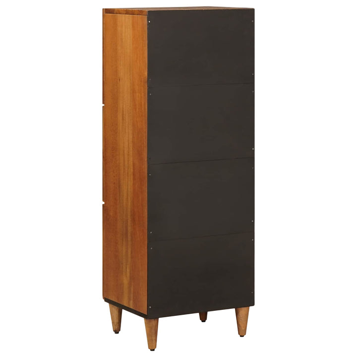 Highboard med dør Valnød 40 x 33 x 110 cm Massivt mangotræ