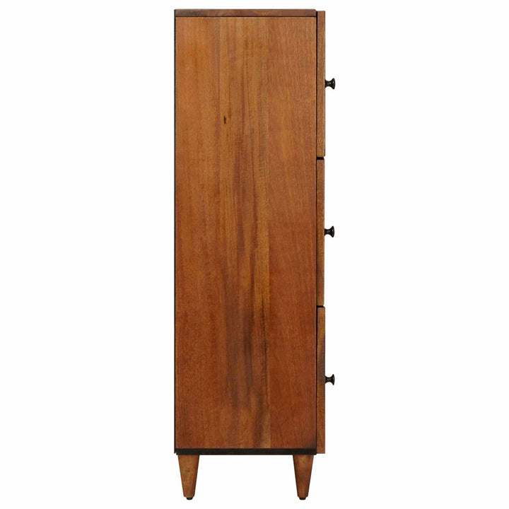 Highboard med dør Valnød 40 x 33 x 110 cm Massivt mangotræ
