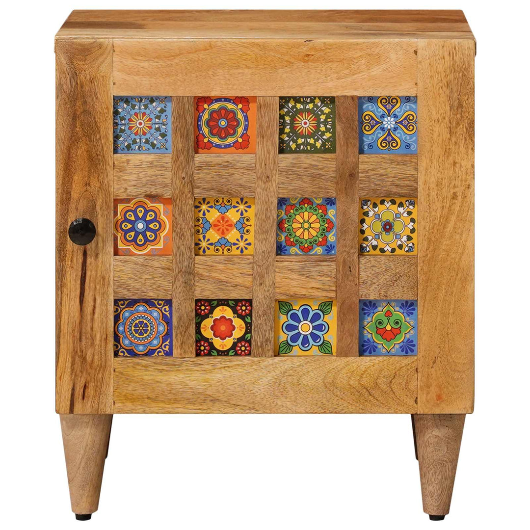 Natskab Naturfarvet 40 x 33,5 x 46 cm Massivt mangotræ