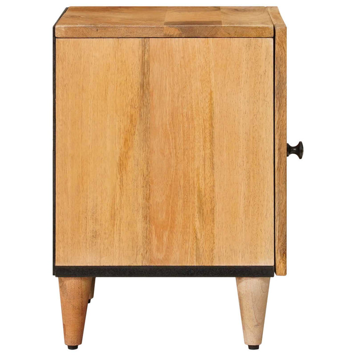 Natskab 2 pcs Naturfarvet 40 x 33 x 46 cm Massivt mangotræ