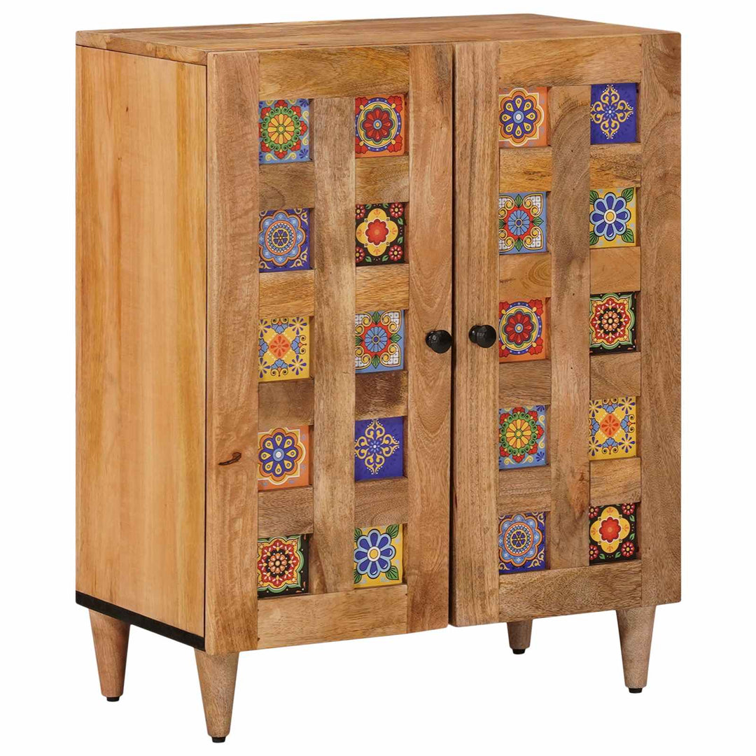 Sideboard Naturfarvet 60 x 33 x 75 cm Massivt mangotræ