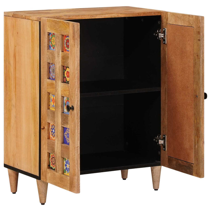 Sideboard Naturfarvet 60 x 33 x 75 cm Massivt mangotræ