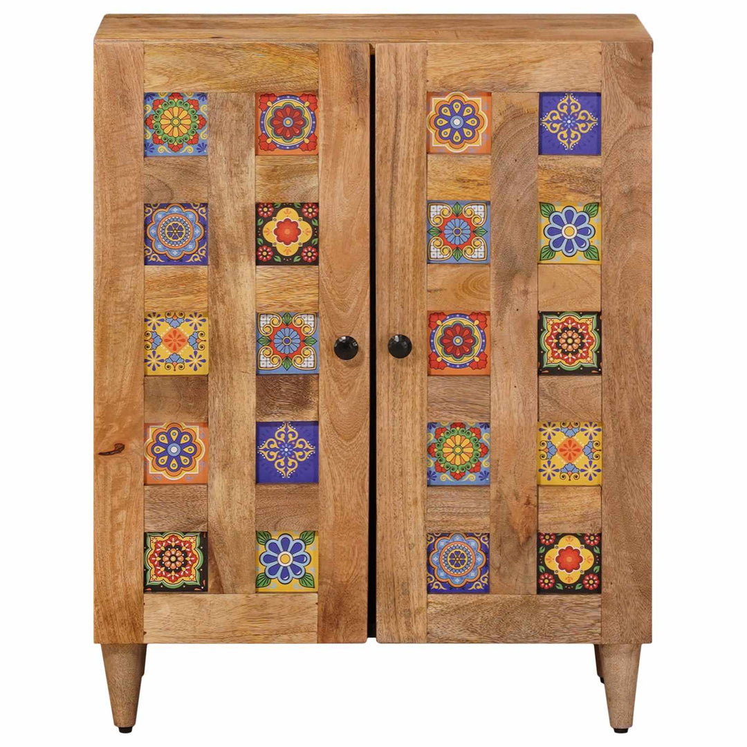 Sideboard Naturfarvet 60 x 33 x 75 cm Massivt mangotræ