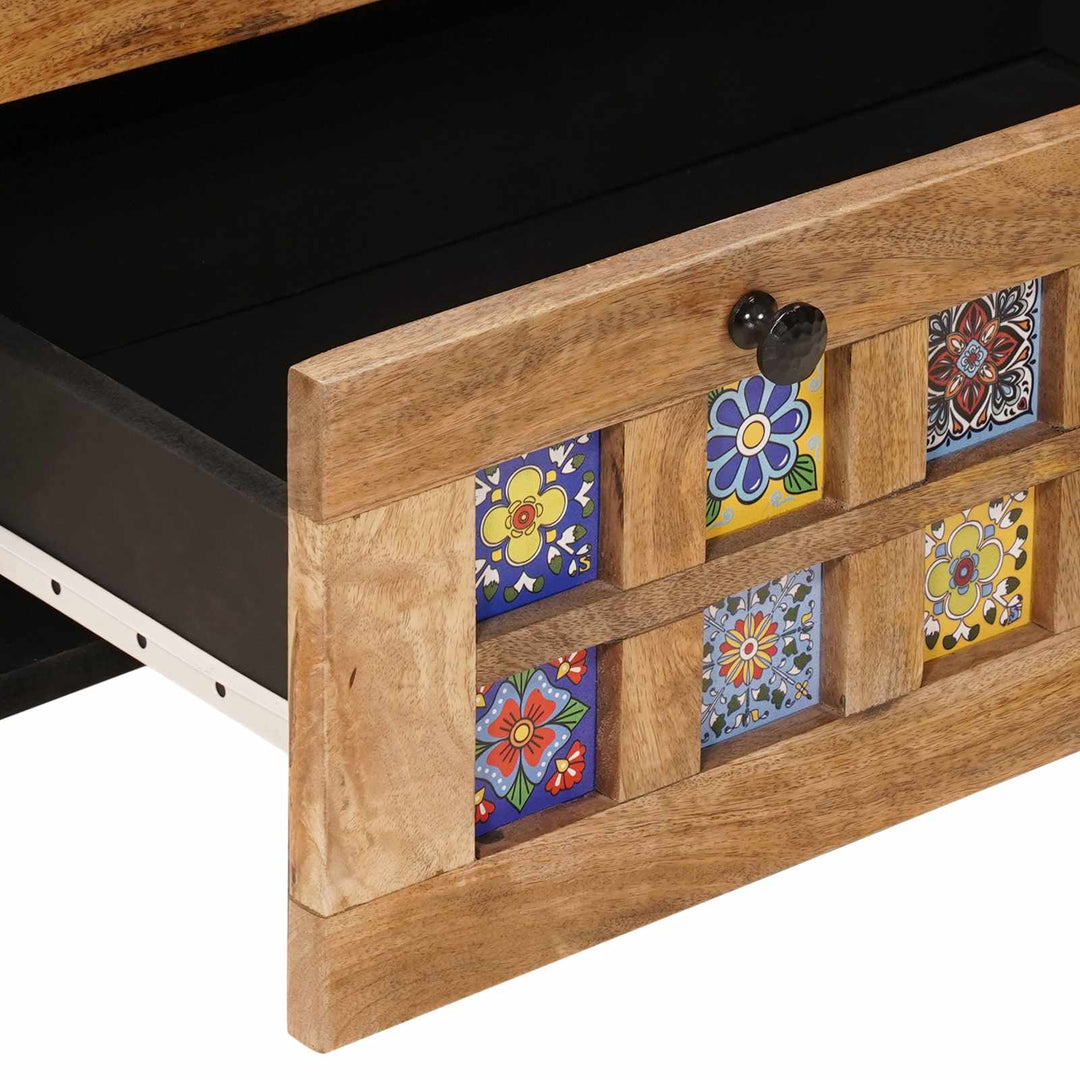 Sideboard Naturfarvet 60 x 33 x 75 cm Massivt mangotræ
