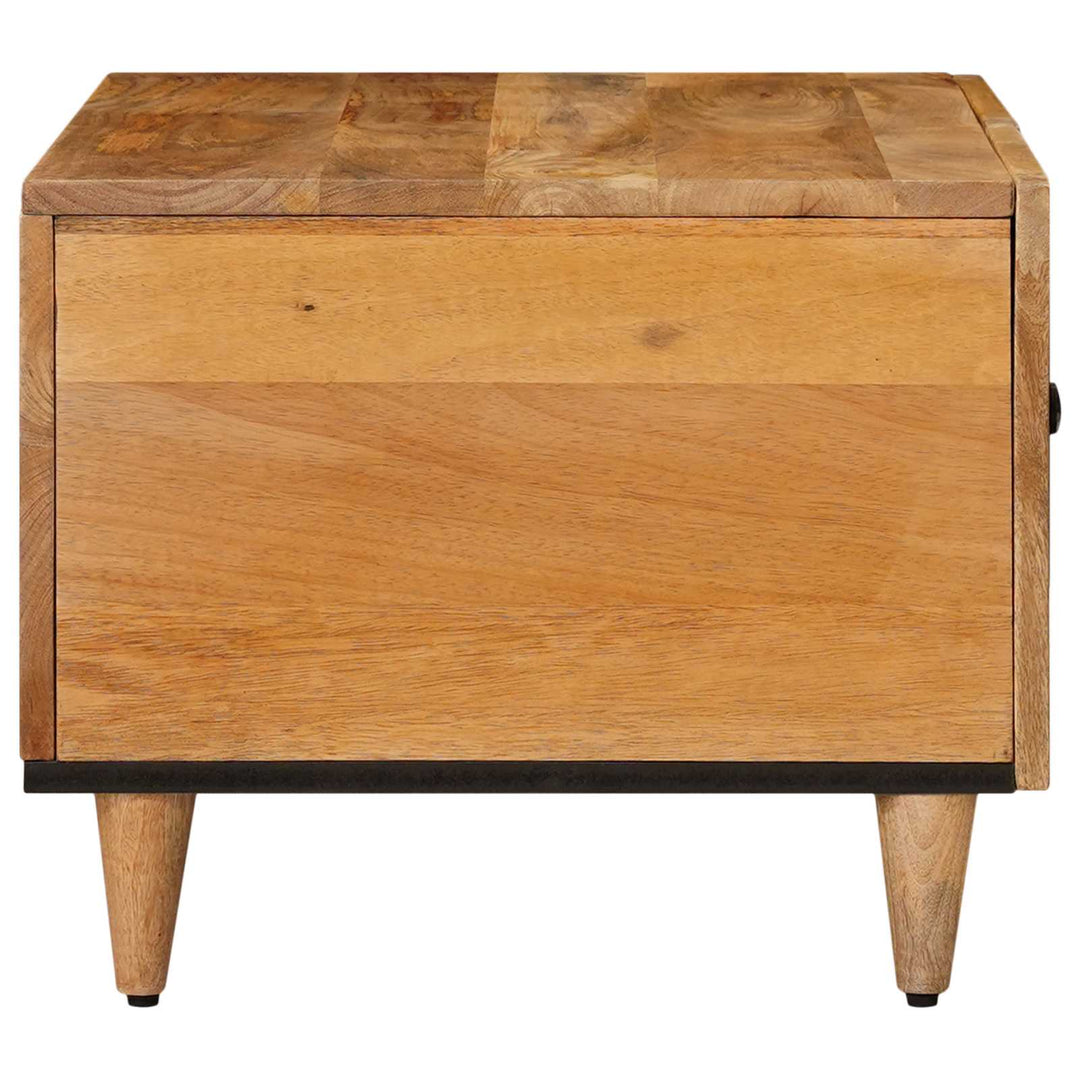 Sofabord Naturfarvet 80 x 50 x 40 cm Massivt mangotræ