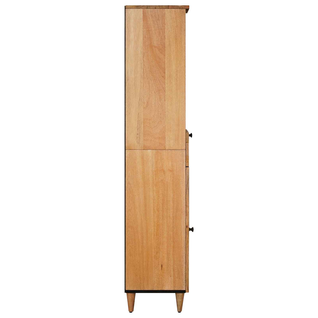 Badeværelsesskab Naturfarvet 38 x 33 x 160 cm Massivt mangotræ