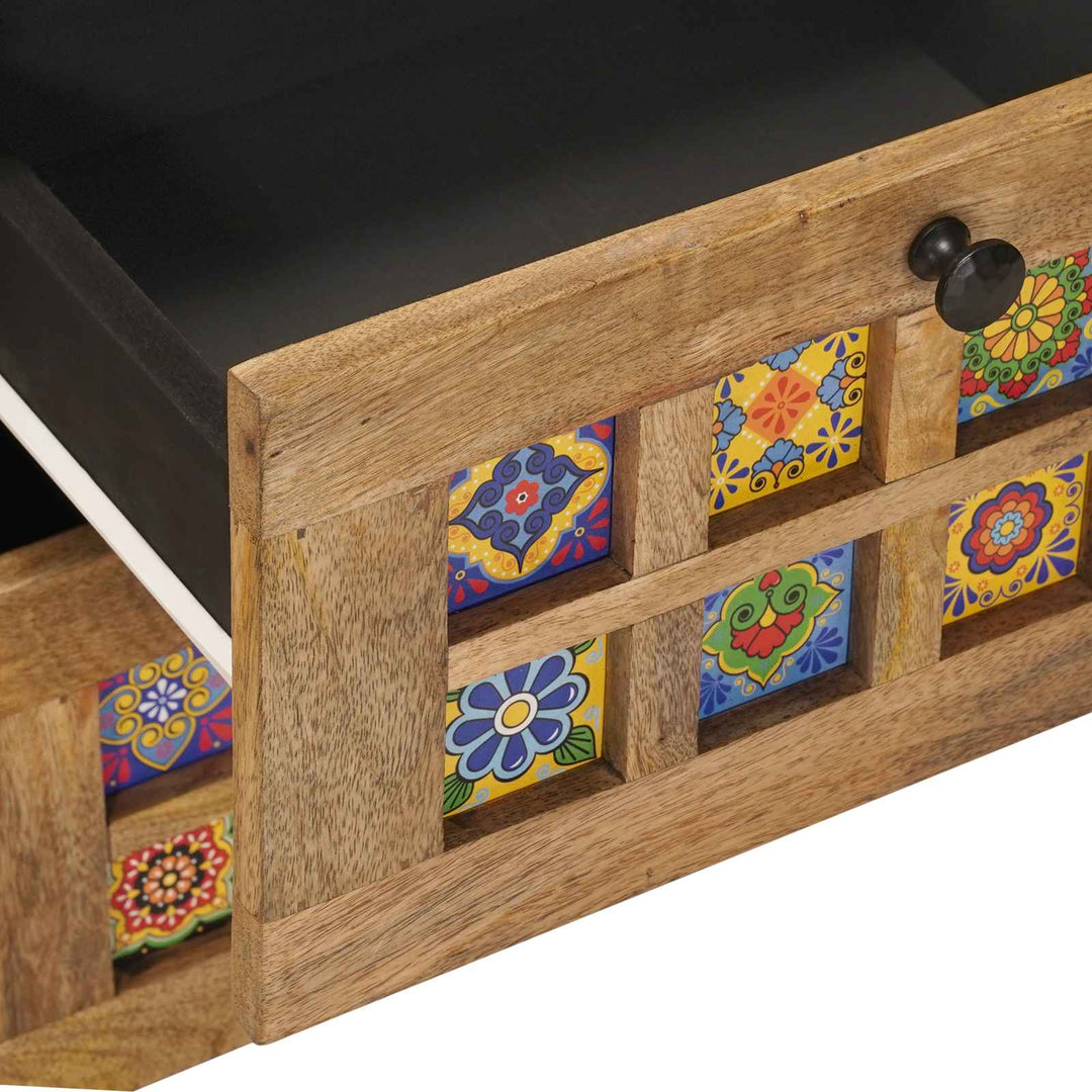 Sideboard Naturfarvet 40 x 33 x 75 cm Massivt mangotræ