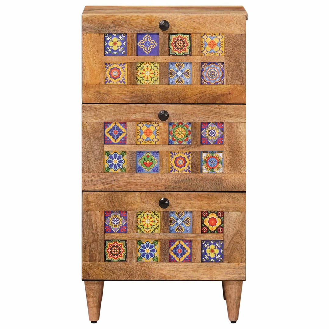 Sideboard Naturfarvet 40 x 33 x 75 cm Massivt mangotræ