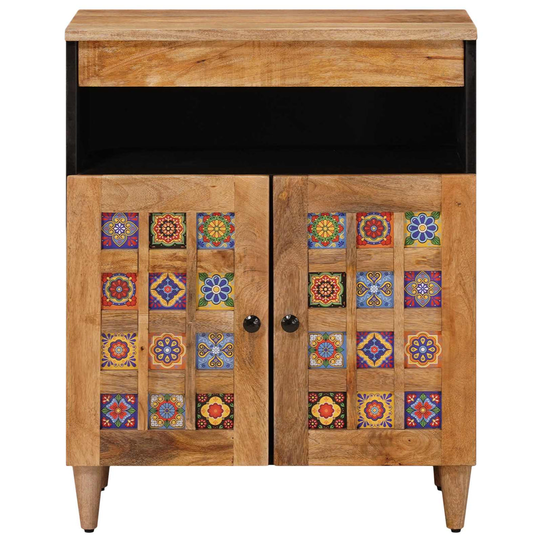 Sideboard Naturfarvet 60 x 33 x 75 cm Massivt mangotræ